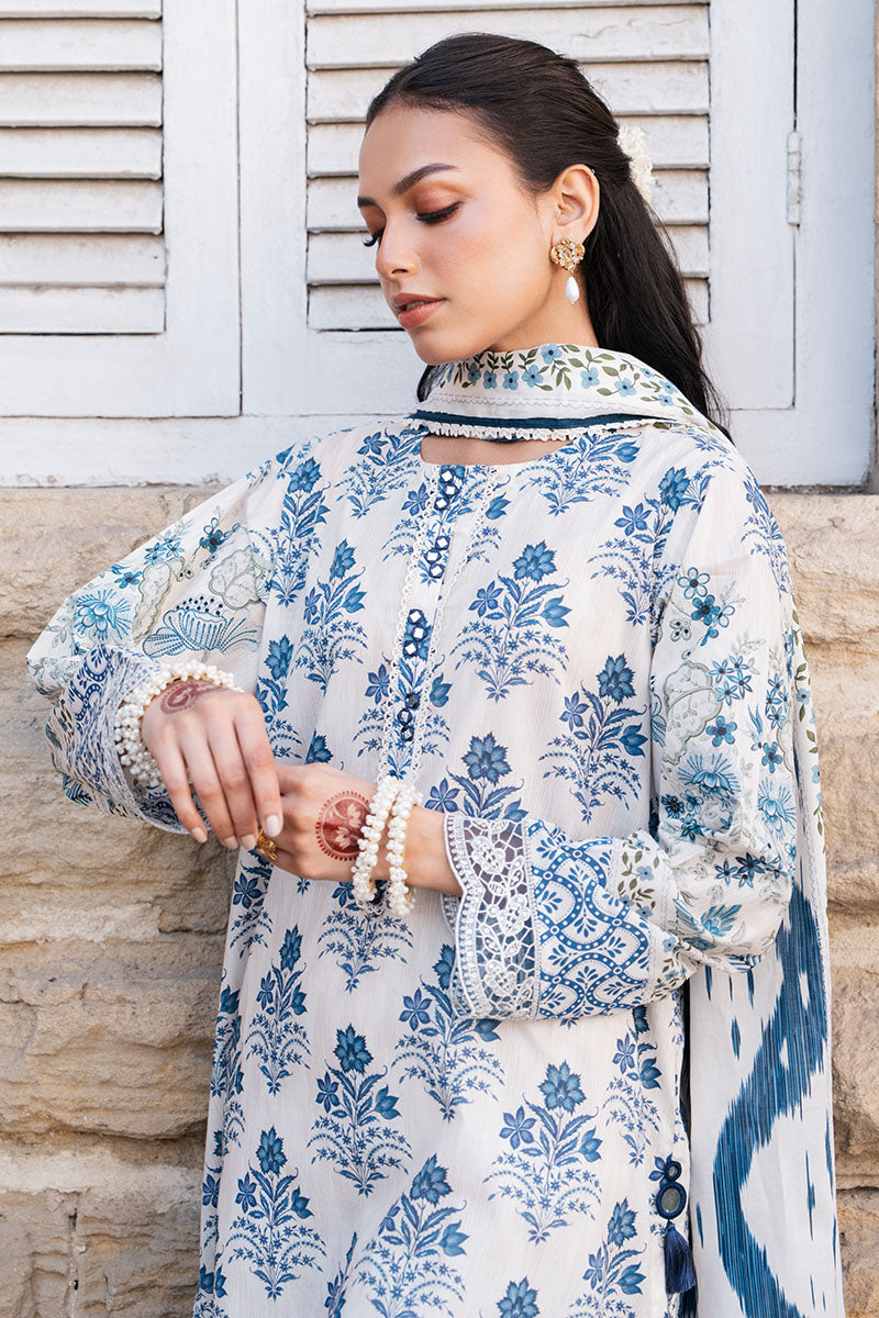 Astral Garden 3-Piece Outfit Set (Shirt, Trouser & Dupatta) for Women - Elegant Ethnic Wear for Festivals, Weddings & Special Occasions