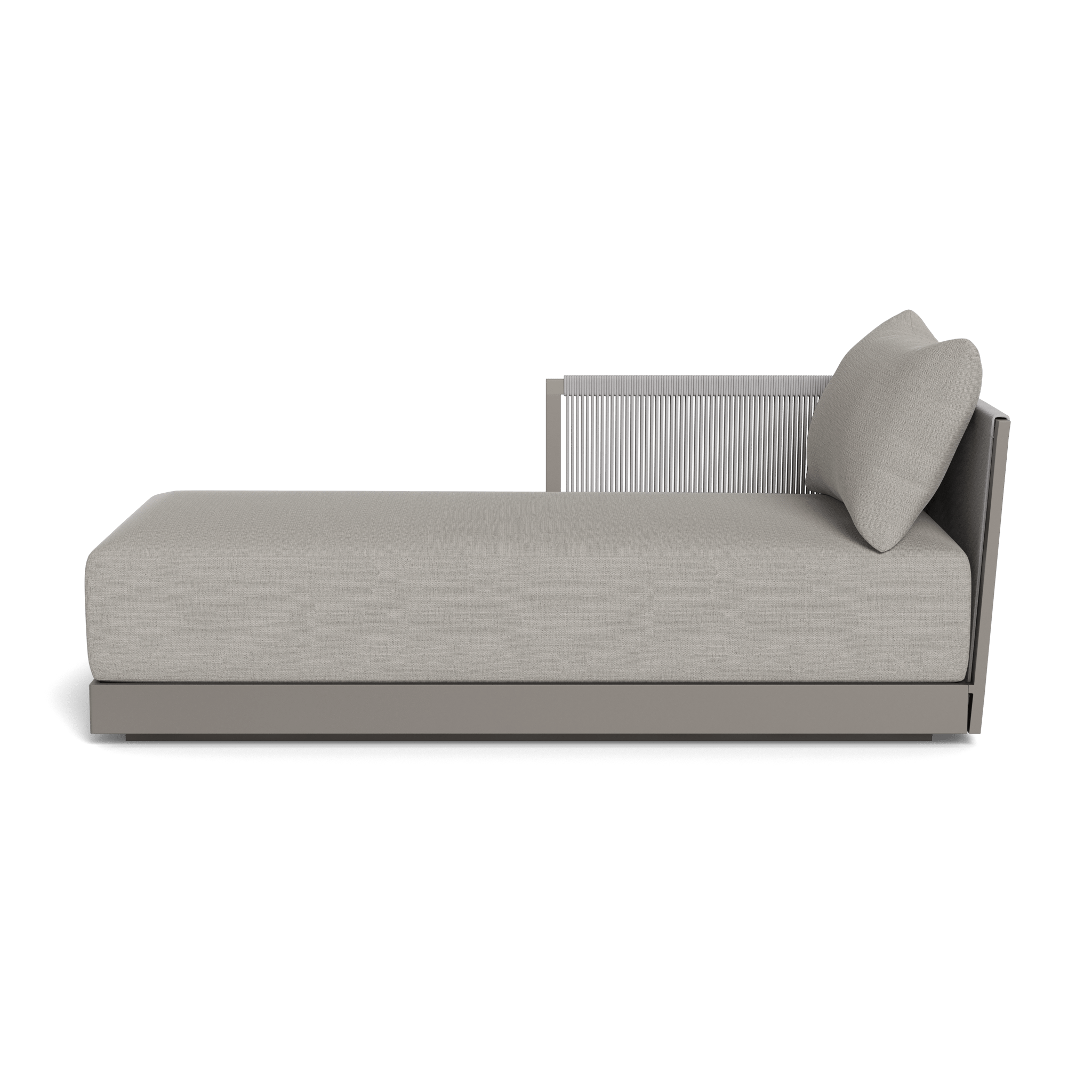 Antigua Chaise Lounge Left - Modern Outdoor Patio Furniture for Relaxing in Your Garden or Poolside