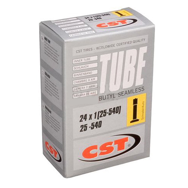 24-Pack Schrader Valve Tubes - Standard Bike & Motorcycle Tire Inner Tubes - Compatible with 1-Inch Valve Stems - Perfect for Road Bikes, Mountain Bikes & Scooters