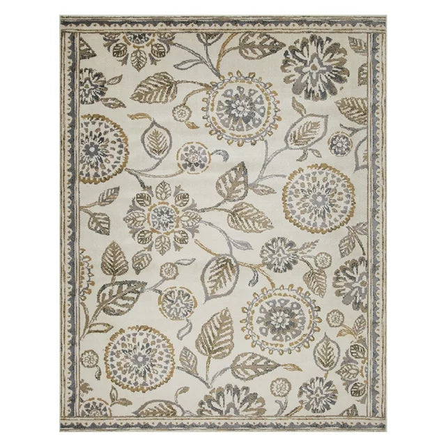 Modern Floral Amaryllis Indoor Farmhouse Area Rug & Runner - Perfect for Living Room, Bedroom, or Entryway Decor