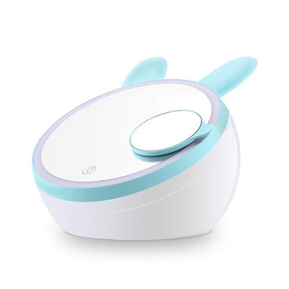 LED Magnifying Glass 3X with Suction Cup - Portable Makeup Mirror for Travel & Gifts