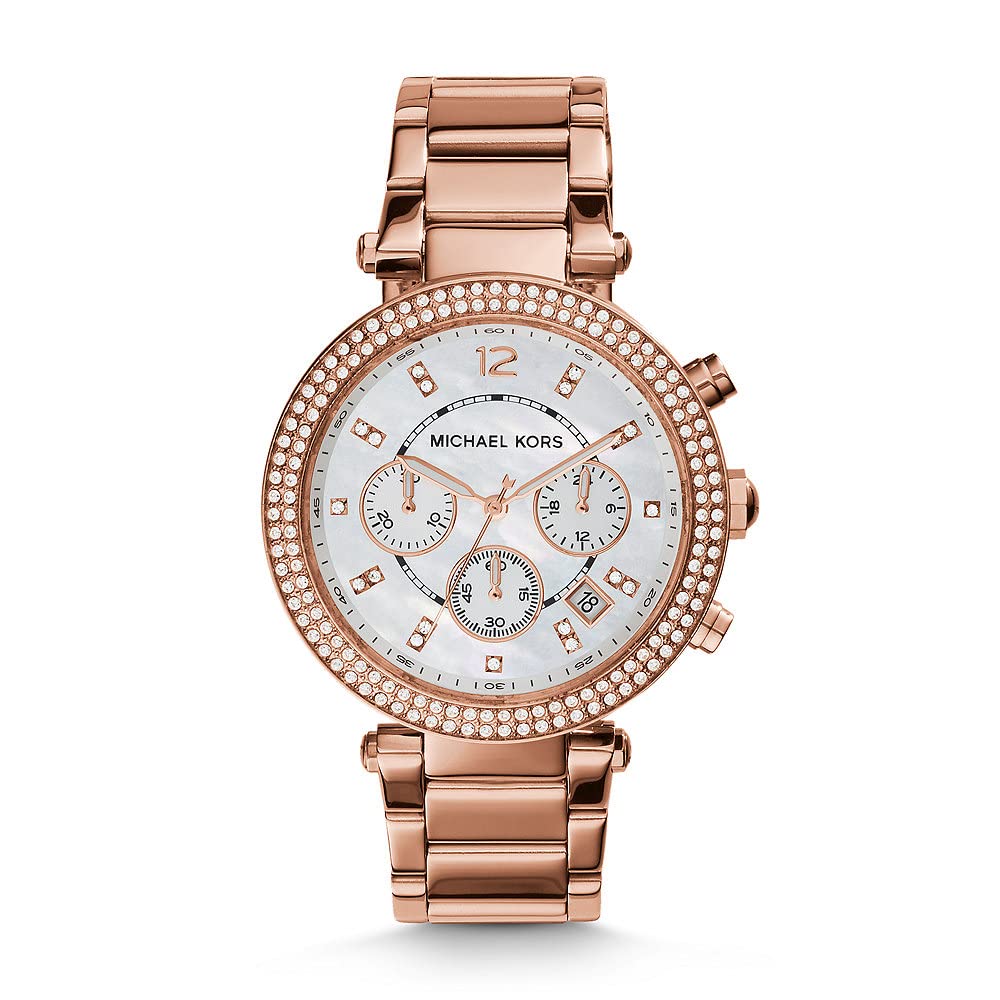 Michael Kors Parker MK5491 Rose Gold Women's Watch - Elegant Dress Watch for Women, Perfect for Office, Party & Special Occasions