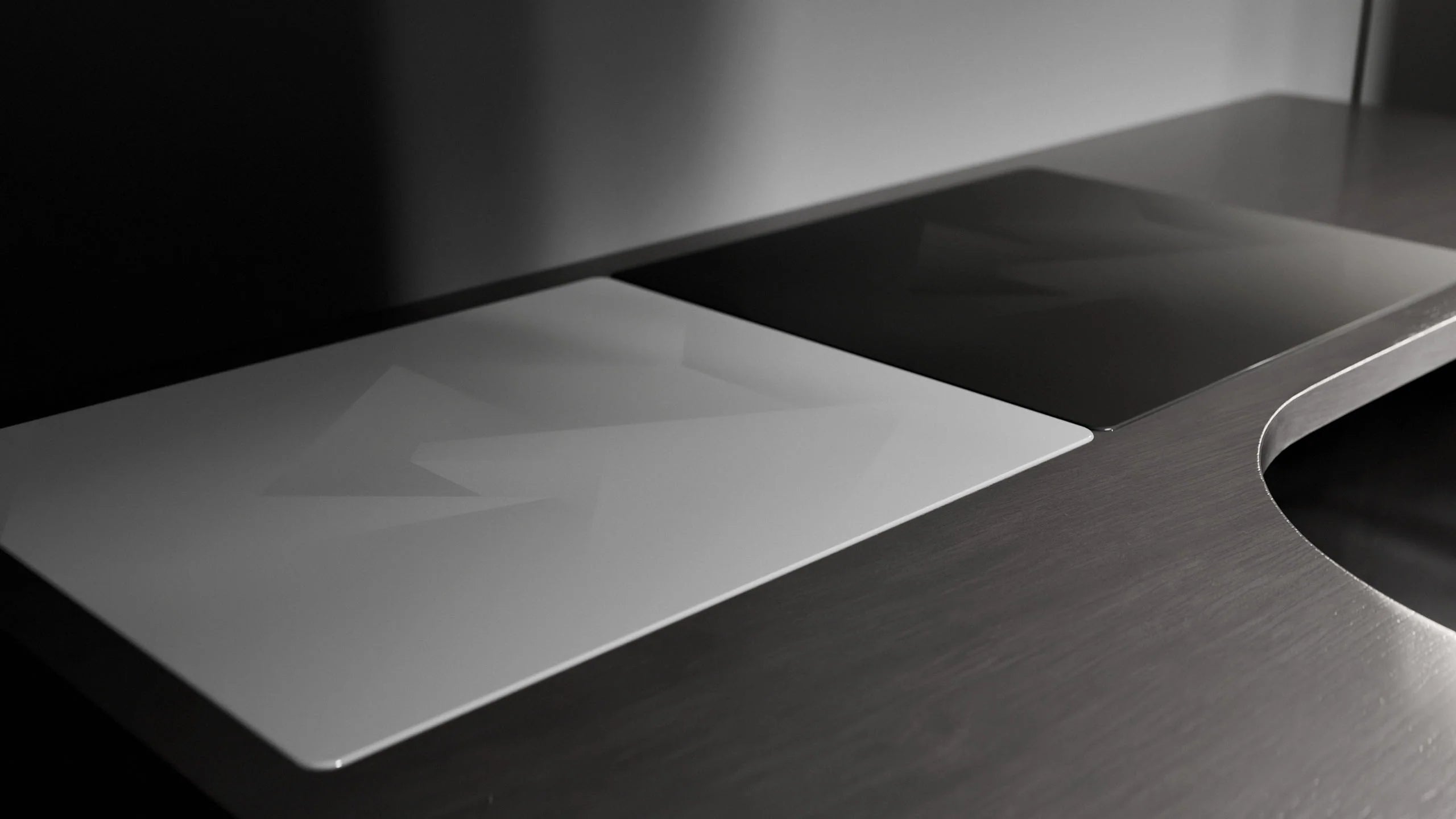 GLSSWRKS Polarity Series Glass Mouse Pad - Ultra Smooth Gaming & Office Surface - Perfect for PC, Mac, Laptop & Desk Setup