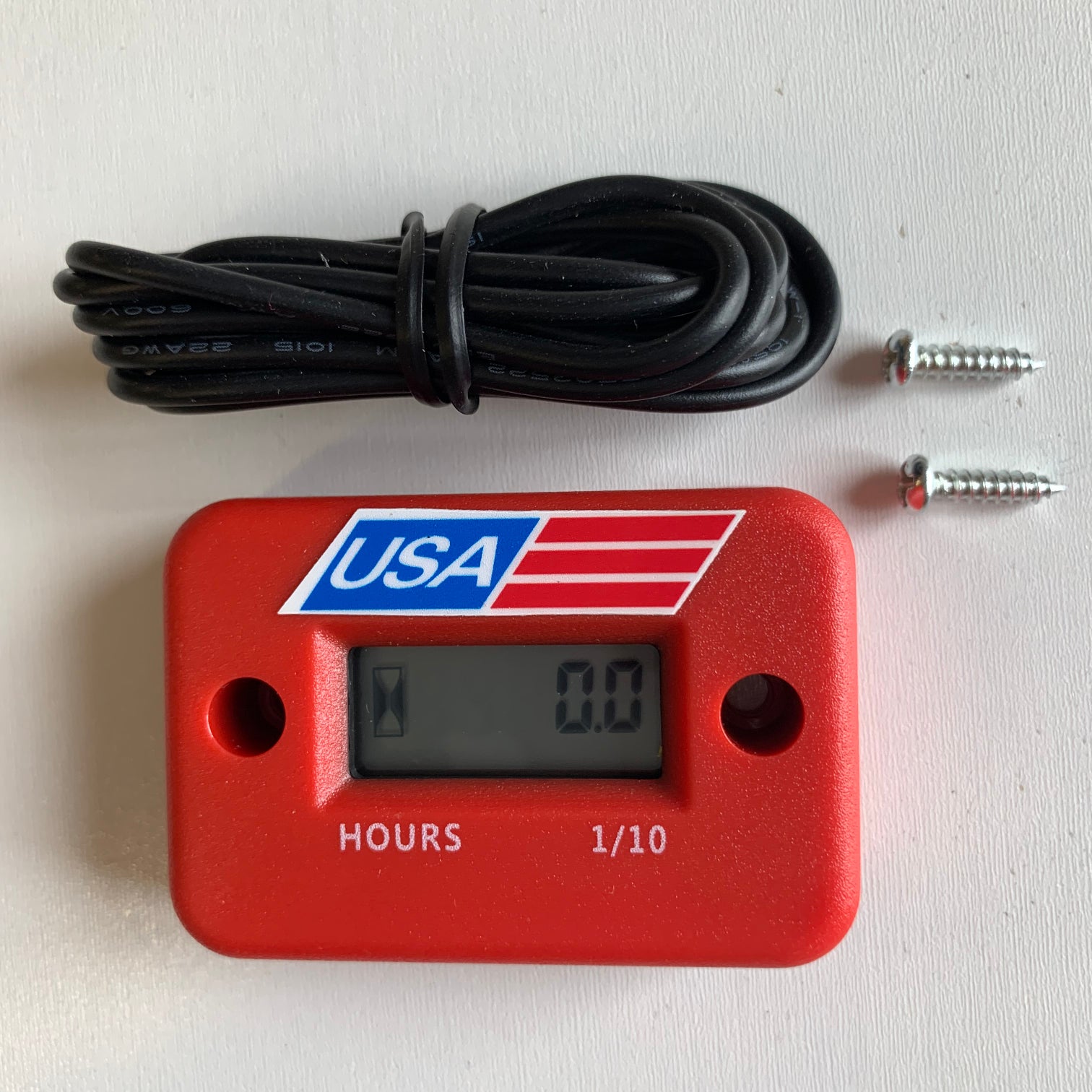 Hour Meter Unit - Digital Engine Hour Counter for Tractors, Boats & Heavy Equipment - Track Usage & Maintenance Intervals