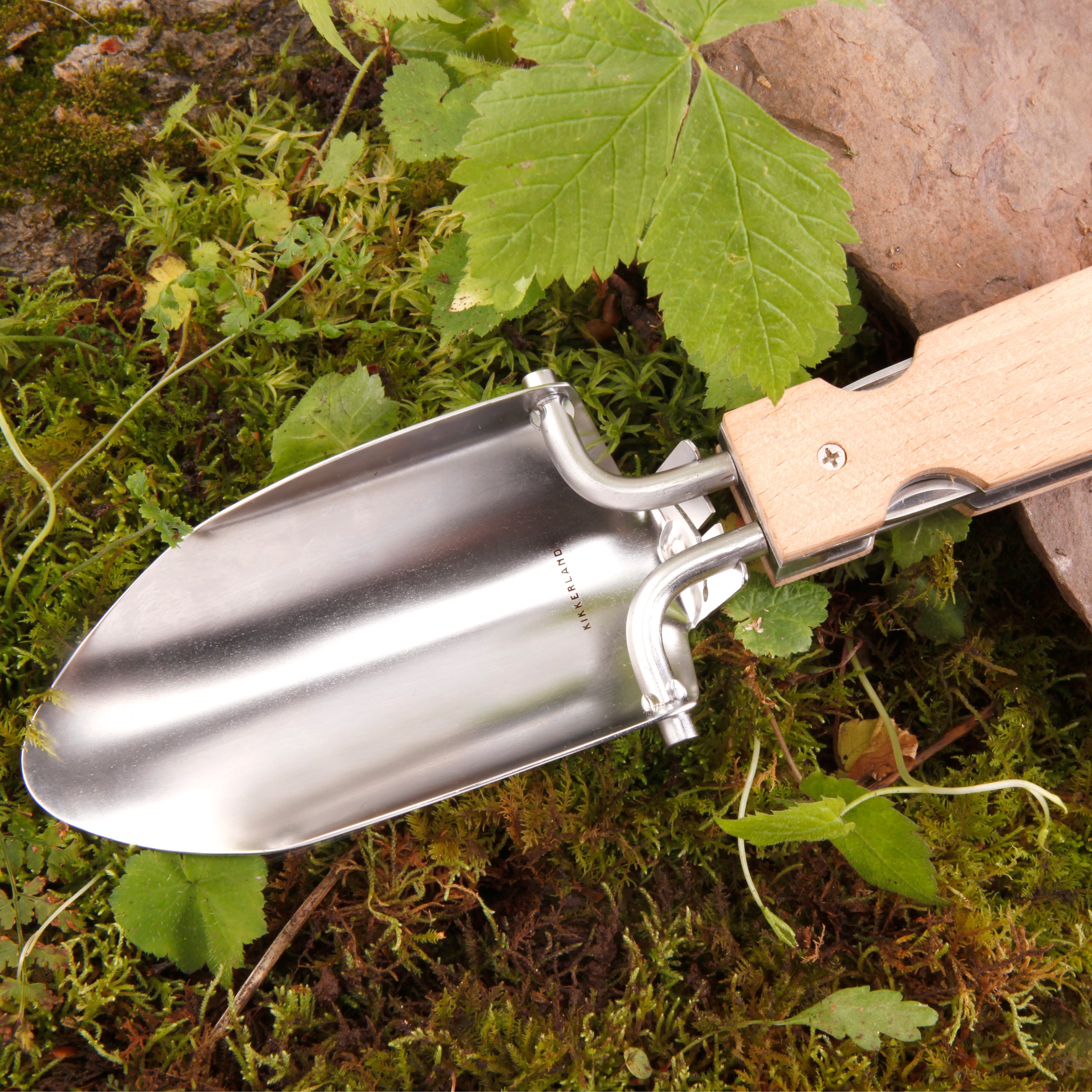 Compact Pocket Trowel Multi-Tool for Gardening, Camping & Survival - Stainless Steel Digging Tool with Carabiner Clip | Perfect for Outdoor Adventures, Hiking & Emergency Kits