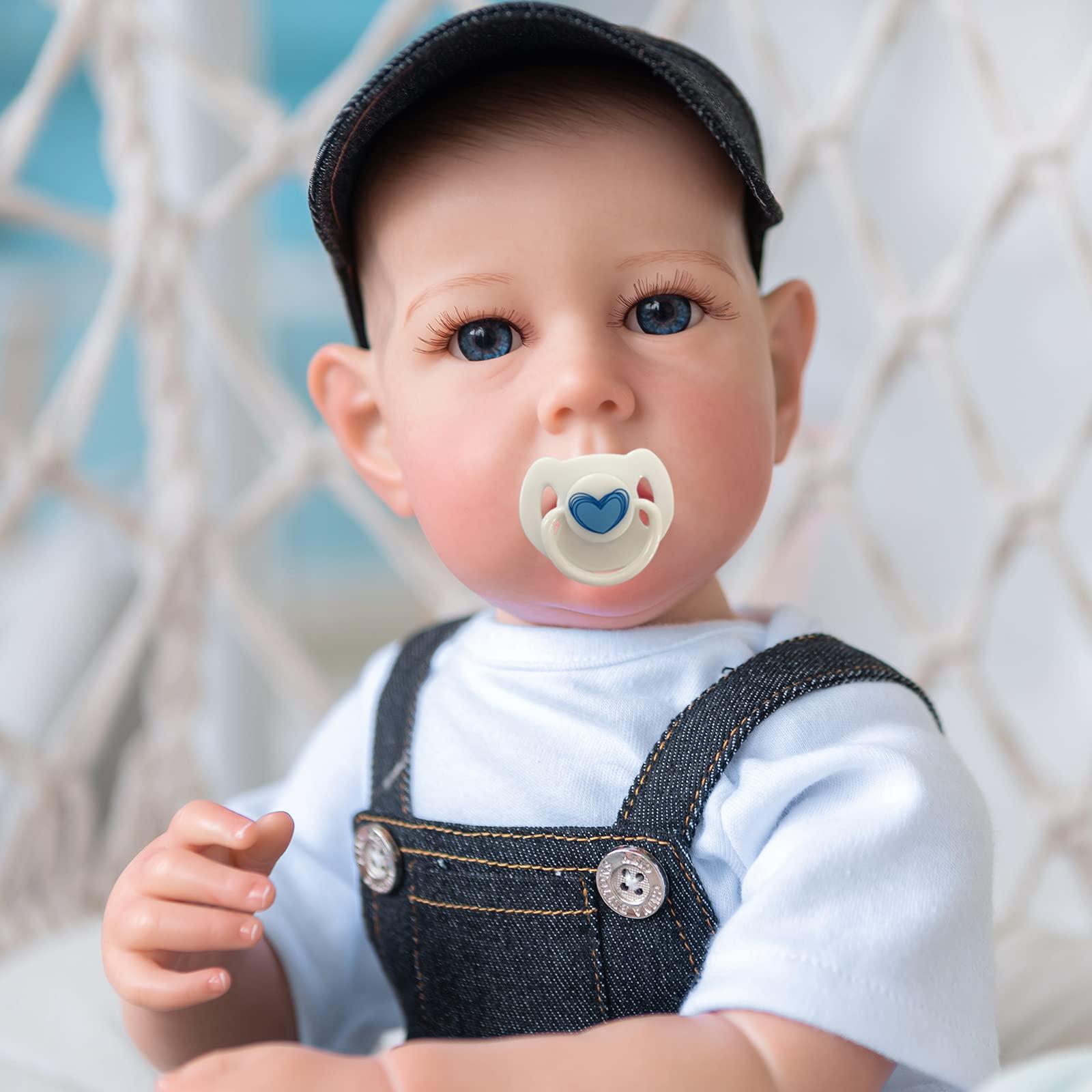 Lifelike Reborn Baby Doll - 28 Inch Weighted Realistic Toddler Boy Doll | Handmade Vinyl Baby Doll for Collectors, Therapy & Gift Giving | Perfect for Nursery Decor, Photography Props & Sensory Play