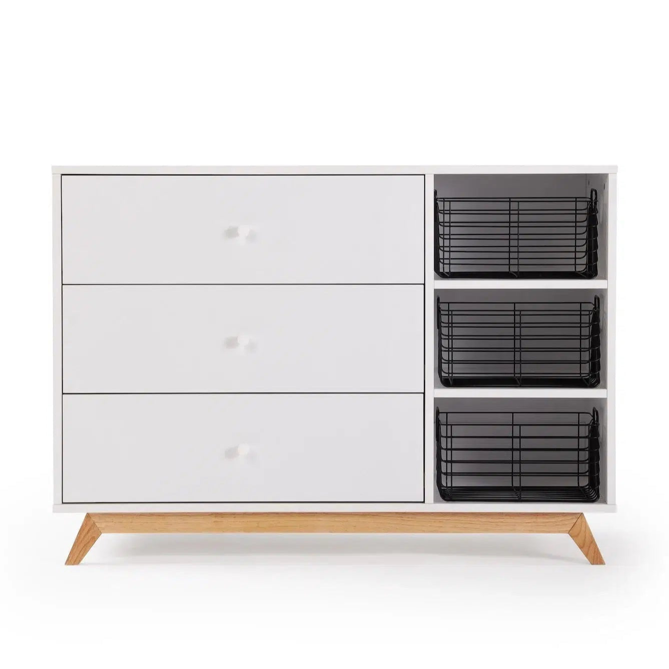 Stylish Dadada Central Park Dresser - Modern Wooden Chest of Drawers for Bedroom & Living Room Storage | Perfect for Organizing Clothes, Linens & Home Decor