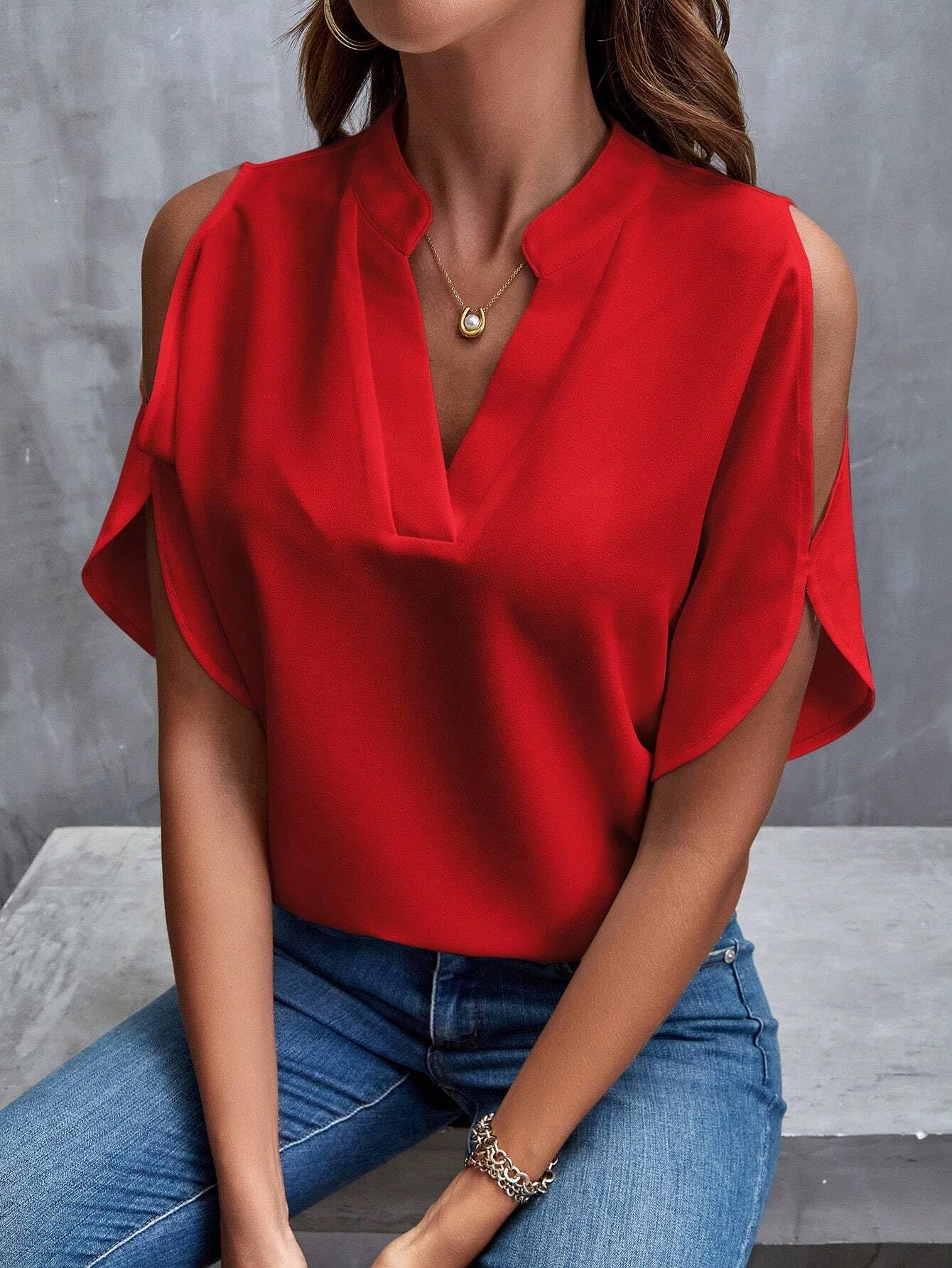 Stylish Narecte Women's Blouses & Tops - Elegant Casual & Business Wear for Women | Summer Office Outfits, Date Night & Weekend Looks
