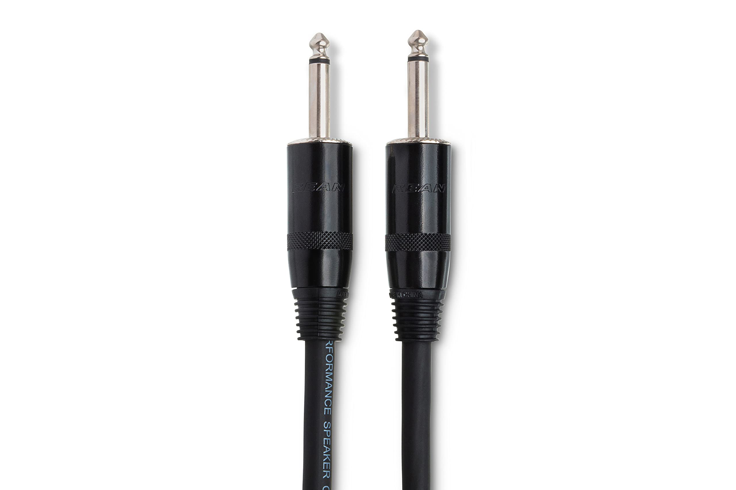 Hosa SKJ-430 Pro Speaker Cable - 1/4 Inch TS to 1/4 Inch TS - 30 Feet - Premium Audio Cable for Live Performances, Studio Recording, and DJ Equipment