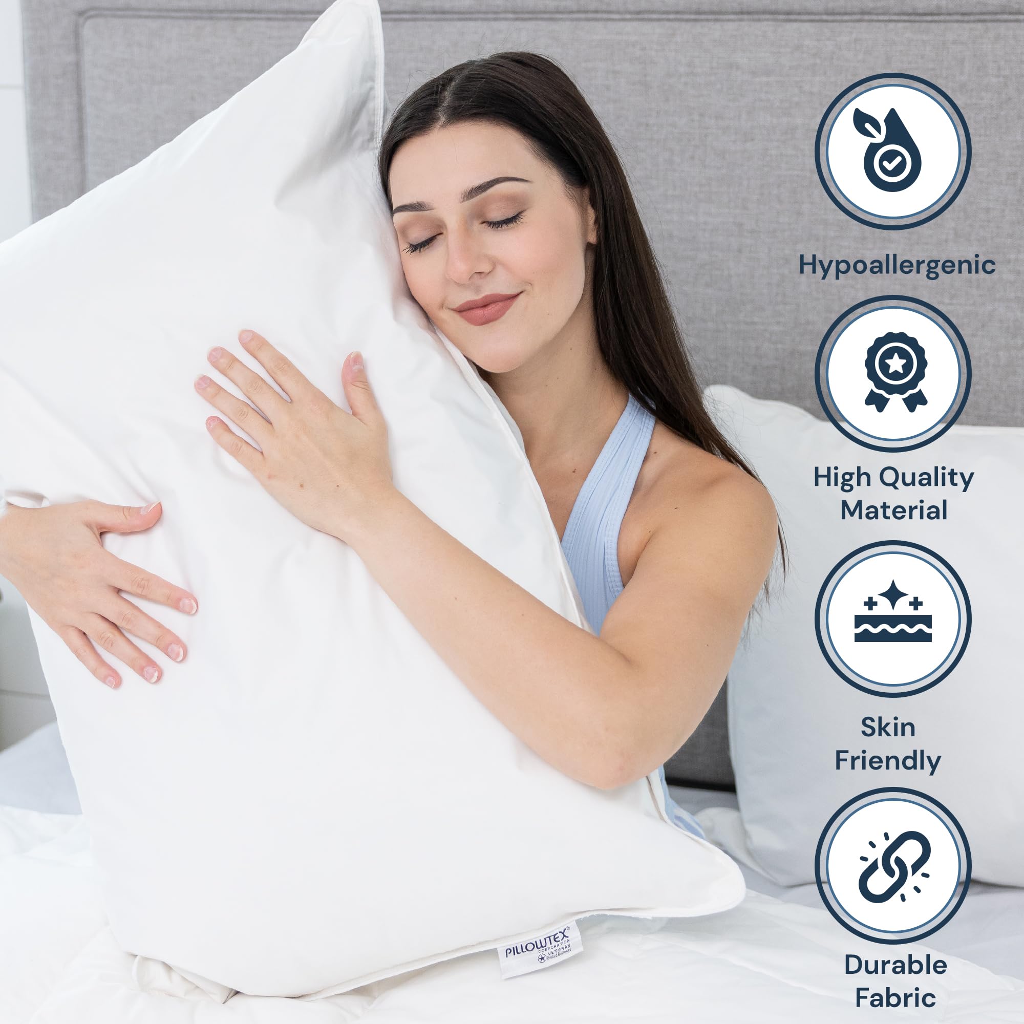Restful Nights Supreme Conformance Pillow - Queen Size for Side, Back & Stomach Sleepers | Orthopedic Support for Neck & Shoulder Pain Relief | Ideal for Home, Travel & Office Use