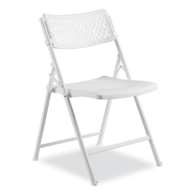 NPS Folding Chairs with Pattern - Heavy Duty 1000 lb Capacity - Set of 4 - Perfect for Outdoor Events, Picnics, and Home Use