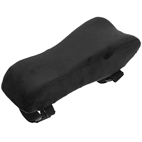 Lurrose Memory Foam Armrest Covers for Office & Gaming Chairs - Black | Ergonomic Elbow Support Cushion | Perfect for Home Office, Computer Desk & Gaming Setup