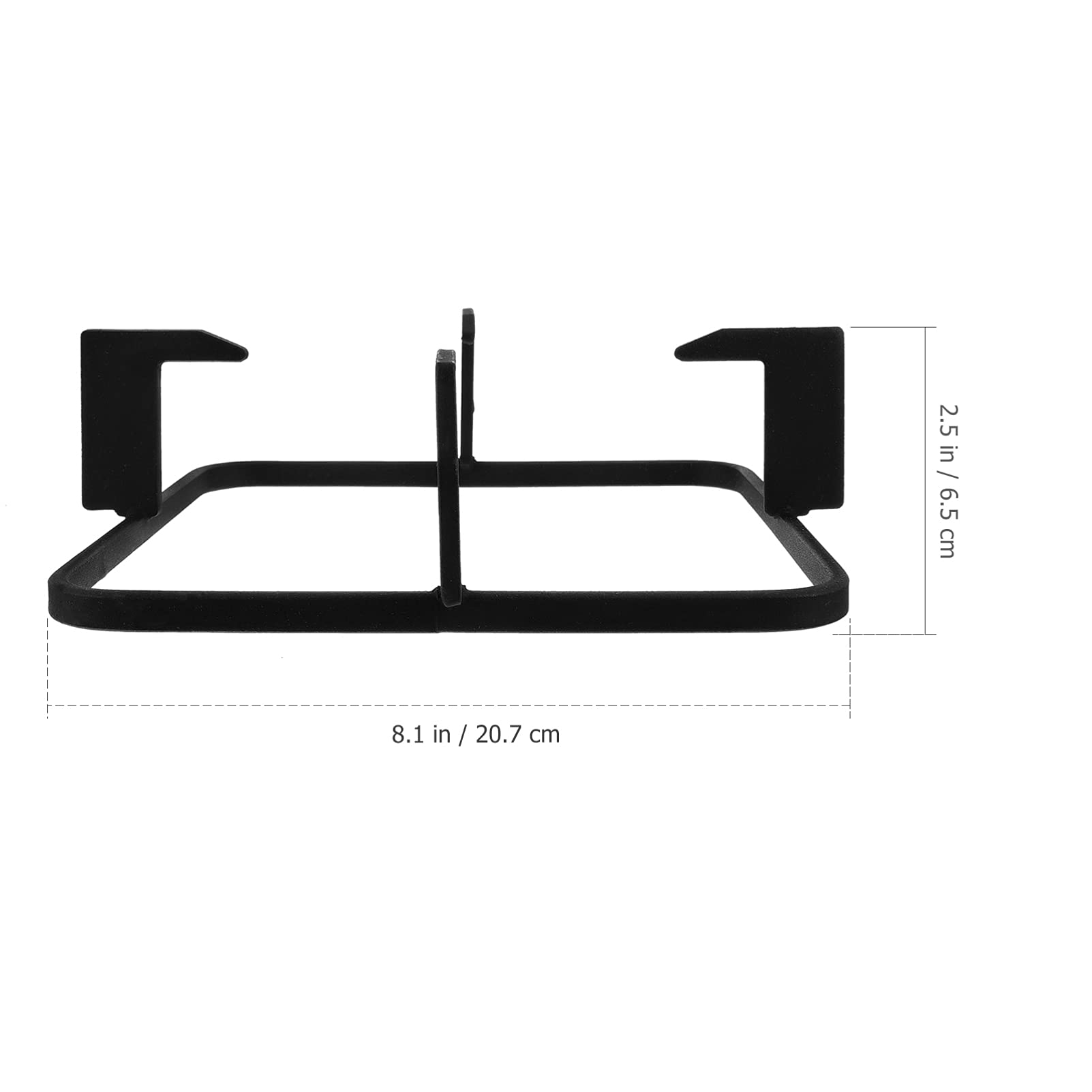 SOLUSTRE 8.1 Inch Heavy Duty Cast Iron Stove Trivet - Wok Support Ring for Gas Cooktops - Heat Resistant Kitchen Accessory for Woks, Pots & Pans - Perfect for Stir Fry, Deep Frying & Asian Cooking