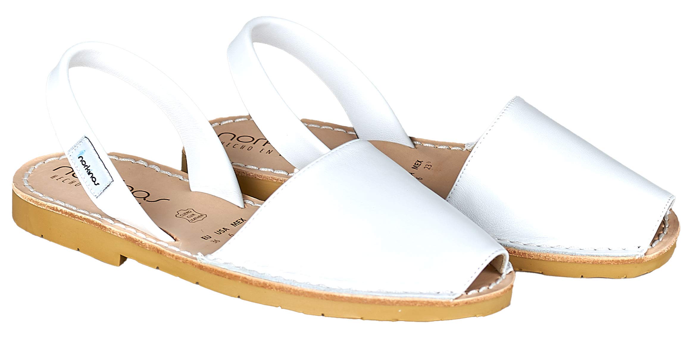 Women's Avarcas Sandals - Size 6 White | Comfortable Summer Espadrilles for Beach, Vacation & Casual Wear