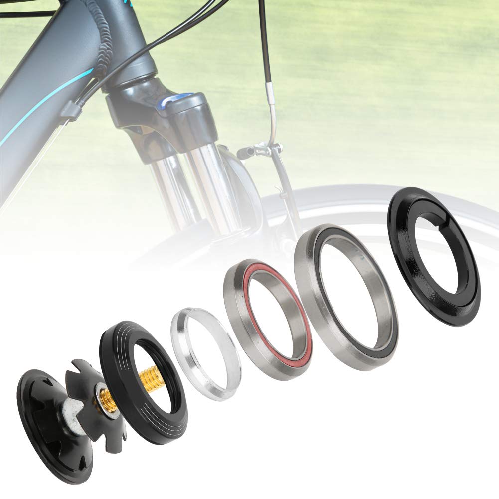 Drfeify Aluminum Headset for 42mm-52mm Mountain Bike Forks | Tapered Straight Tube Headset Top Expander | Perfect for Mountain & Road Cycling Adventures