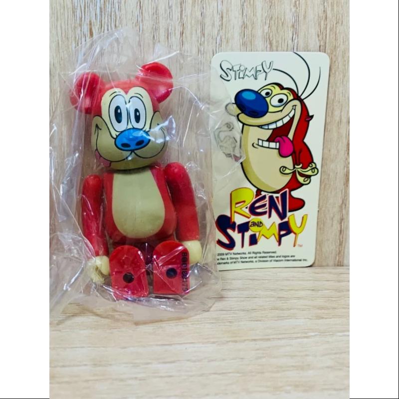 Bearbrick Series 18 HORROR STiMPY 100% Collectible Vinyl Art Toy - Limited Edition Japanese Designer Figure for Horror Fans & Anime Collectors - Perfect for Display, Gifts, and Pop Culture Enthusiasts