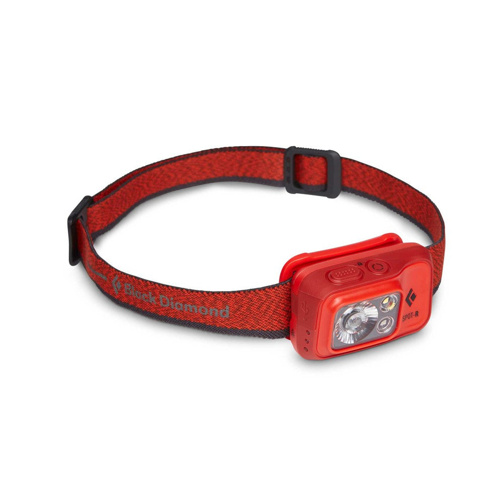 Black Diamond Spot 400R Rechargeable Headlamp - 400 Lumens, Waterproof, Lightweight for Camping, Hiking, Running & Outdoor Adventures