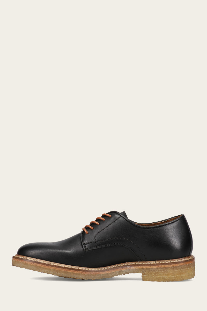 Carter Oxford Black Men's Dress Shoes - Classic Formal Business & Wedding Shoes for Men | Comfortable & Stylish Office Work Shoes