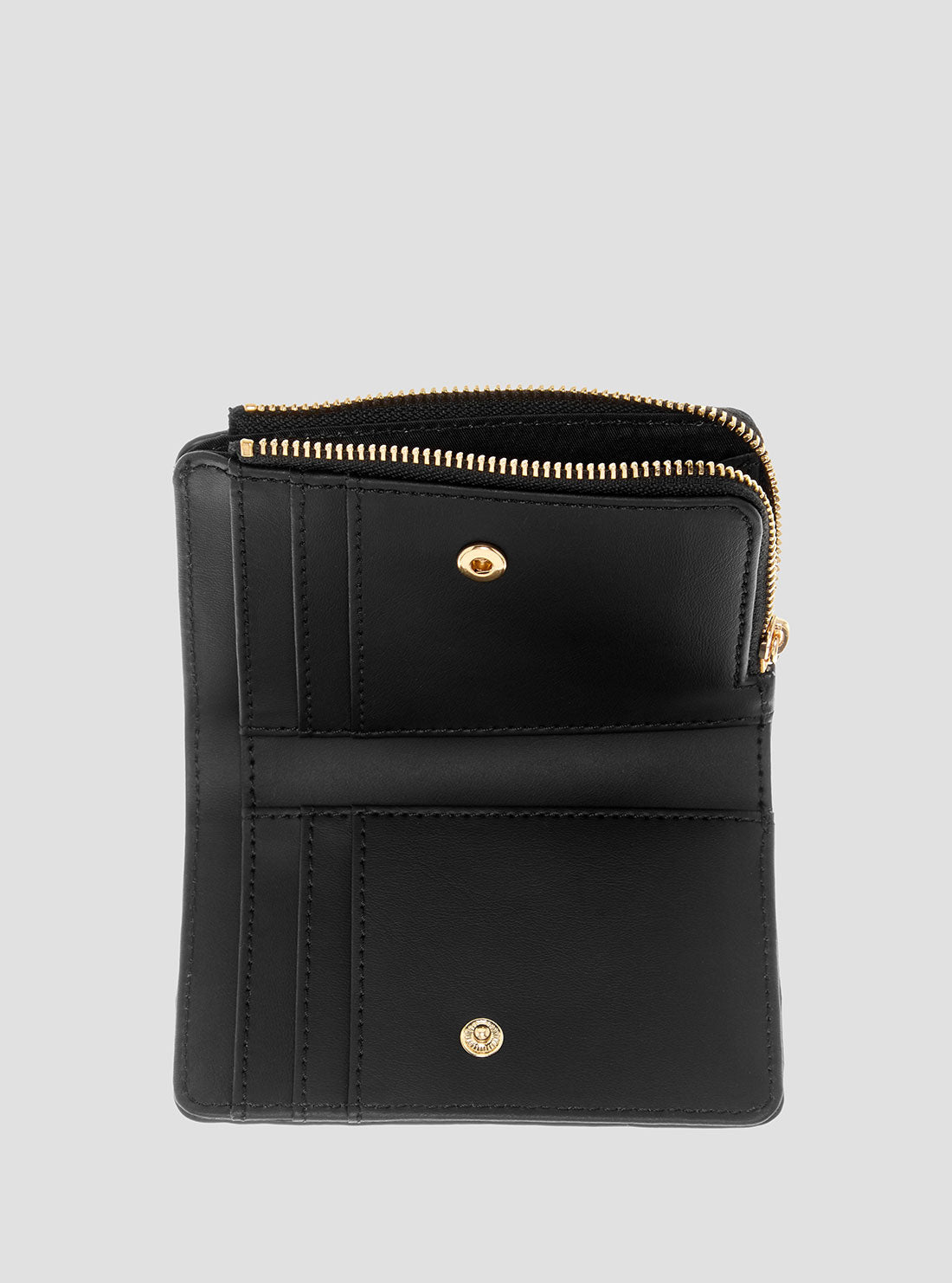 Black Laurel Zip Card Case Wallet - Slim RFID Blocking Leather Wallet for Men & Women - Perfect for Travel, Business & Everyday Use