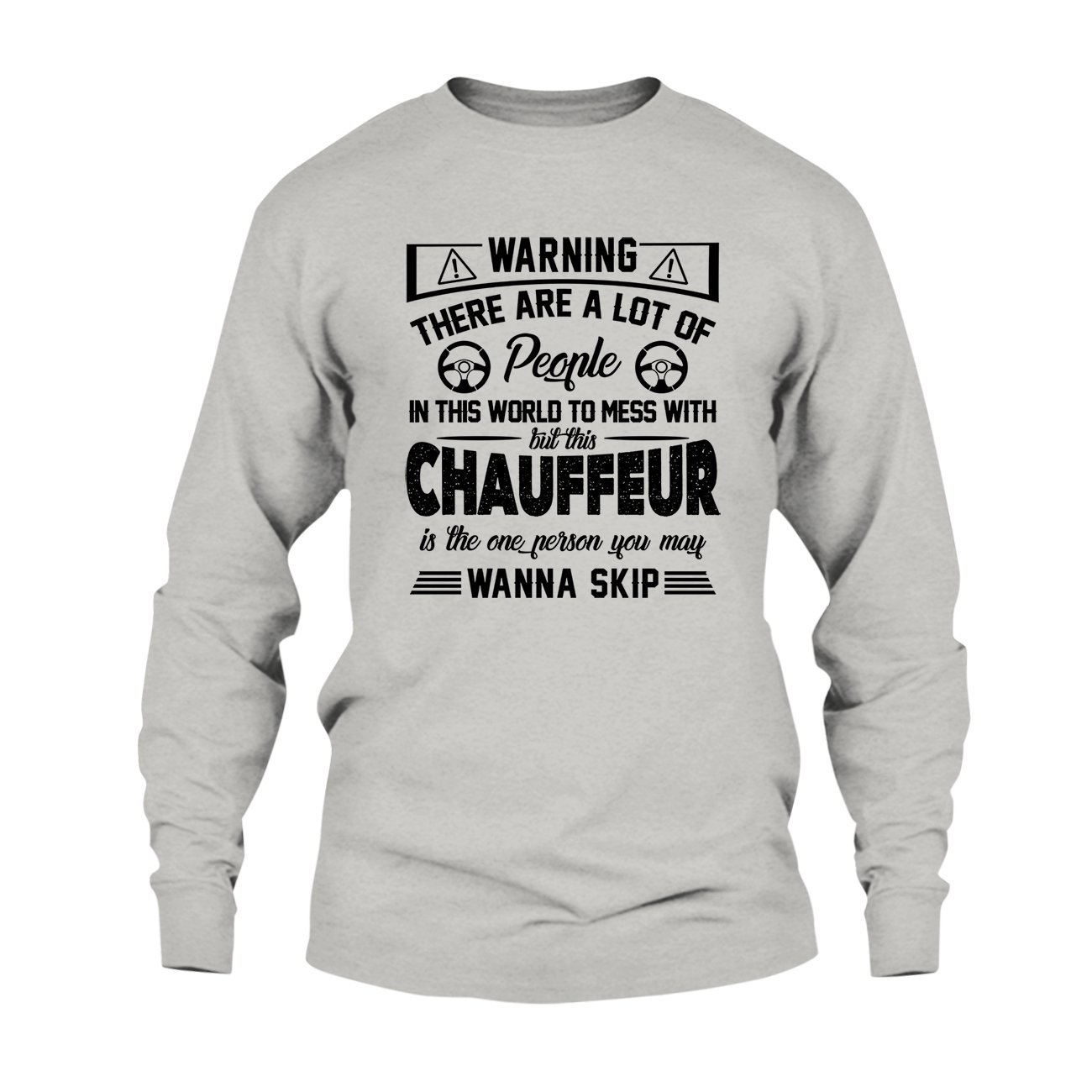 Funny Chauffeur T-Shirt - Red Humor Graphic Tee for Men & Women - Perfect for Casual Wear, Gifts & Car Enthusiasts
