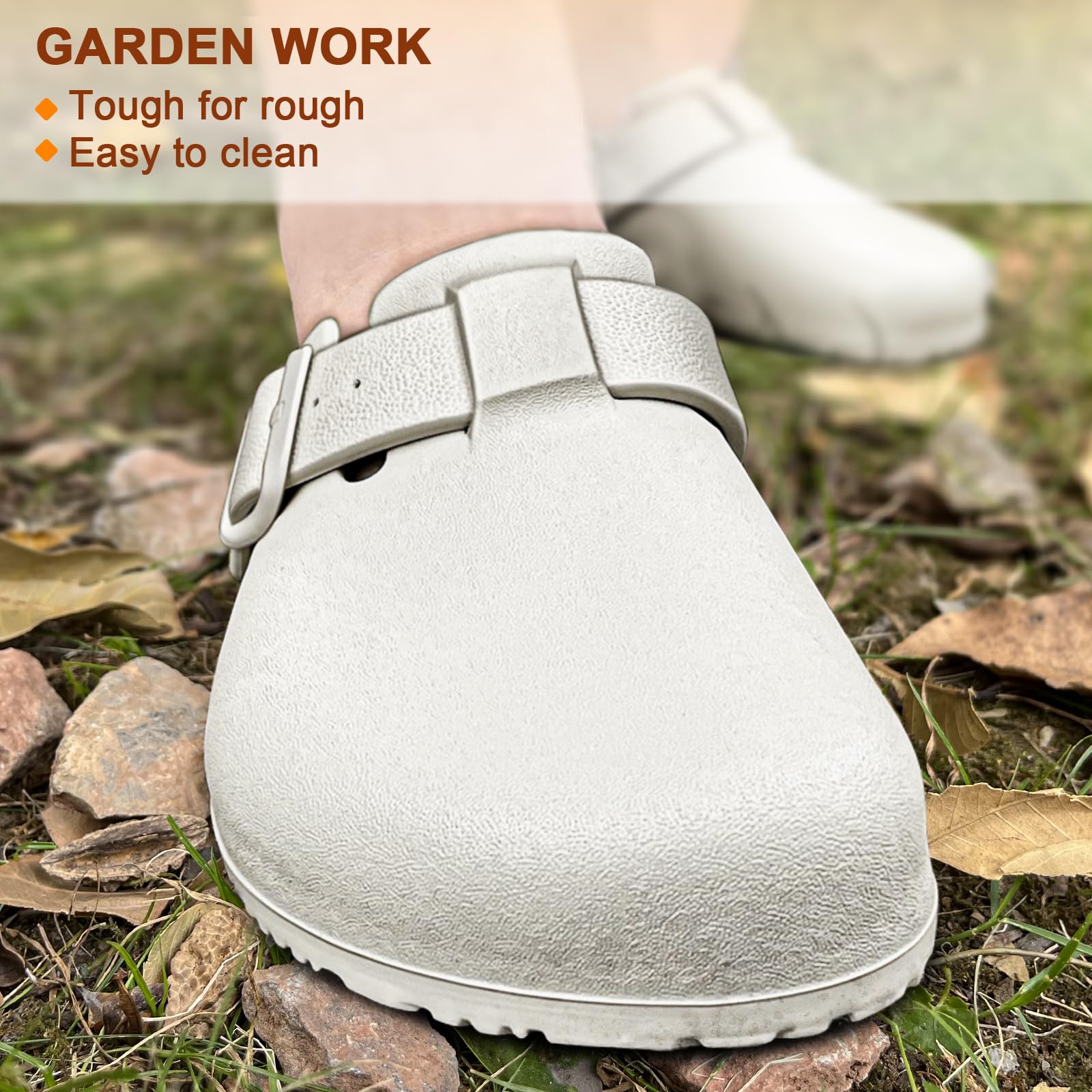 BigAnt Women's Slip-On Clogs - Comfortable Nurse Shoes for Women, Garden & Work Mules with Arch Support - Perfect for Healthcare, Hospitality & Outdoor Activities