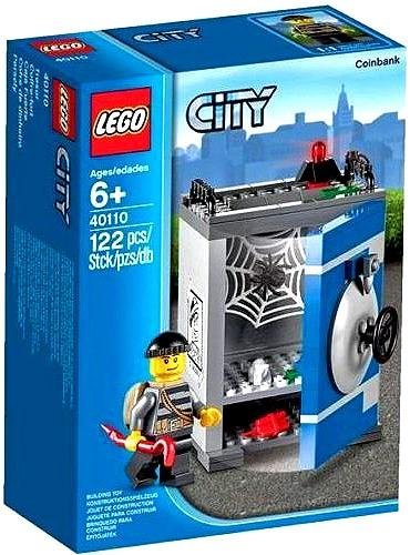 LEGO City Coin Bank Building Set (40110) - 122 Pieces for Kids & Collectors - Perfect for Piggy Bank Savings & LEGO Display