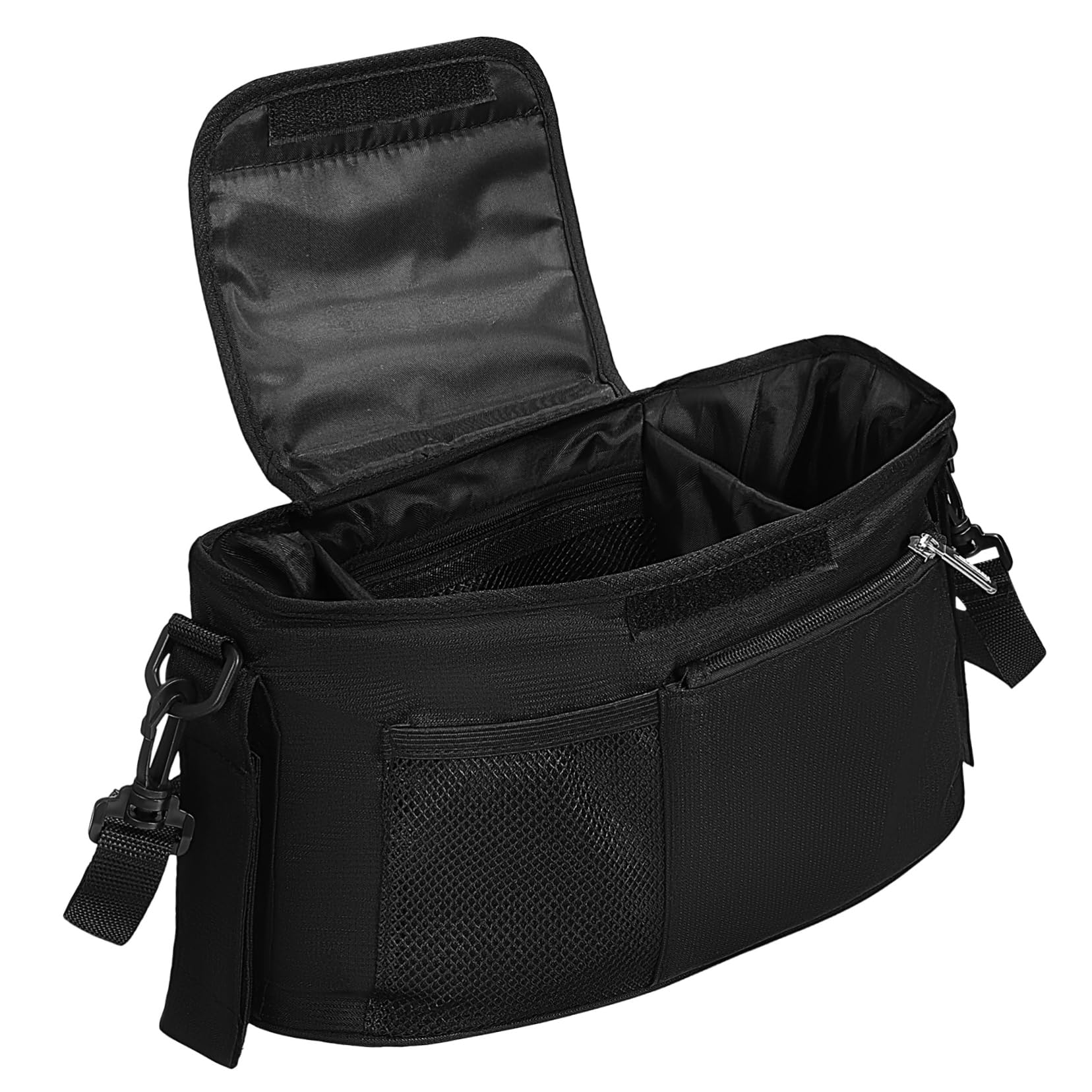 Portable Baby Stroller Organizer with Cup Holder - Travel Storage Attachment & Tote Bag for Diapers, Toys, Snacks - Perfect for Walks, Shopping & Family Outings