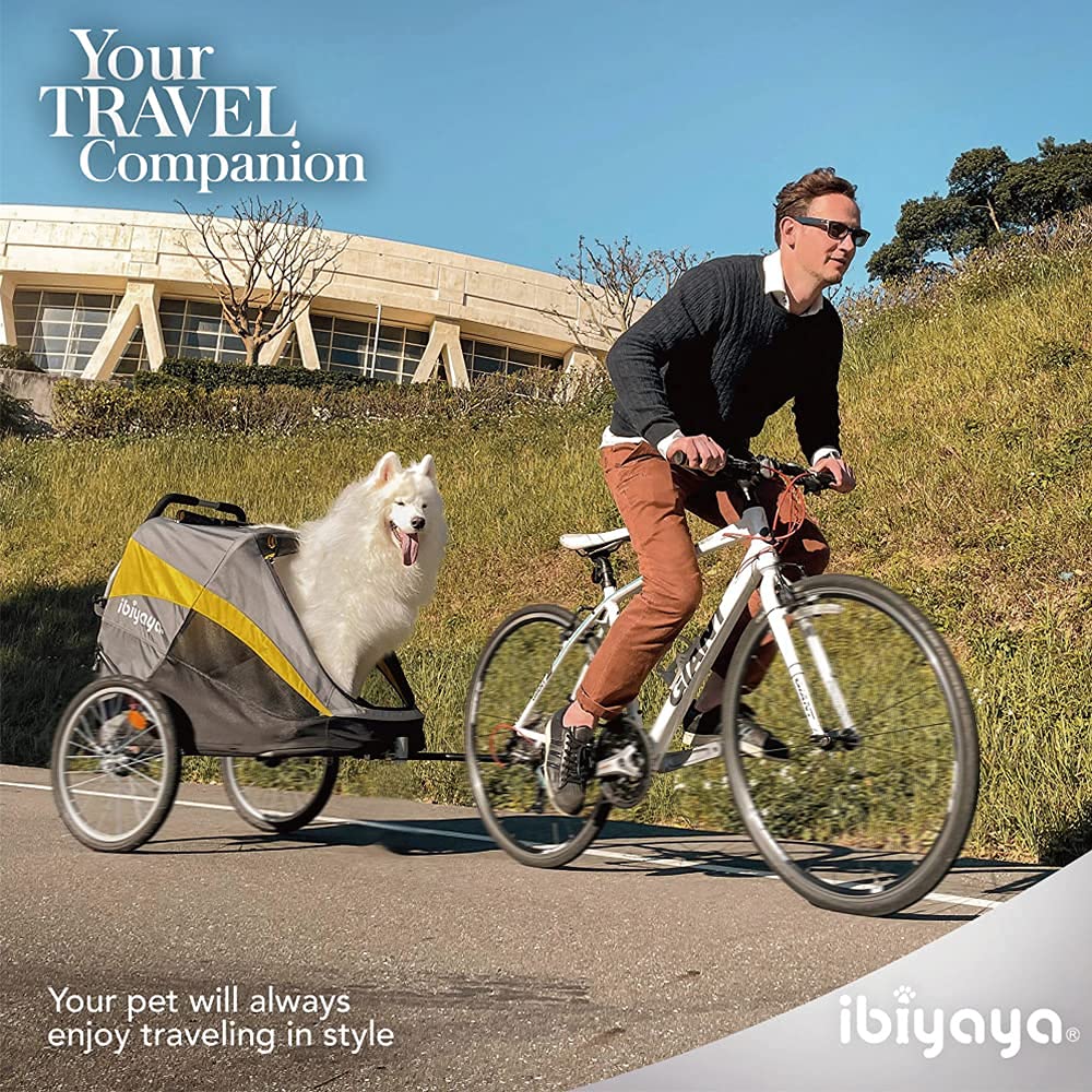 Premium Ibiyaya Pet Stroller Tow Bar - Lightweight Travel Accessory for Small Dogs & Cats - Perfect for Outdoor Walks, Vet Visits & Shopping Trips