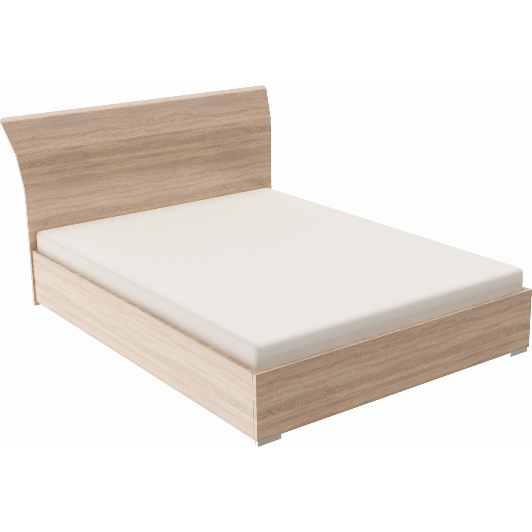 Apollo King Platform Bed Frame - Solid French Oak Wood, Modern Minimalist Design, Sturdy Support for Mattress | Perfect for Master Bedroom, Guest Room, or Contemporary Home Decor