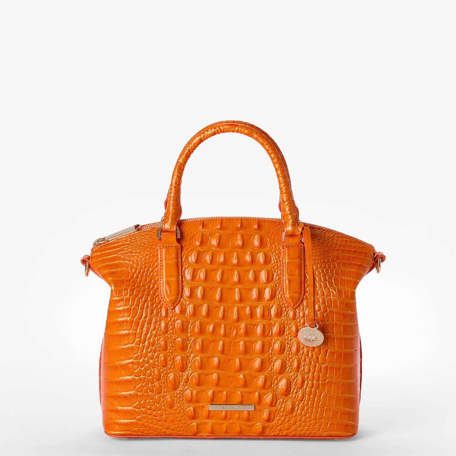 Duxbury Satchel Handbag in Mango Orange - Stylish Melbourne V4815101362 Crossbody Bag for Women | Perfect for Work, Travel & Everyday Use