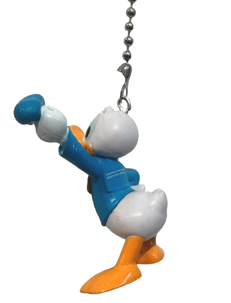 Donald Duck Ceiling Fan Light Pull Chain - Disney Character Decorative Pull Cord for Ceiling Fans & Light Switches - Perfect for Kids' Rooms & Disney Themed Home Decor