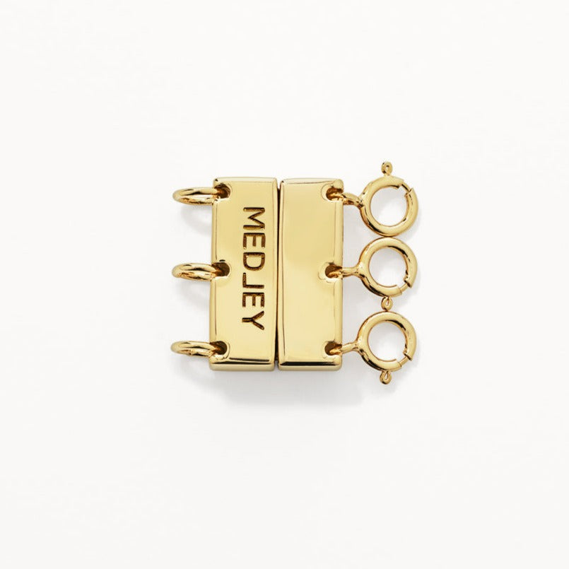 Layered Gold Necklace Connector - Multi Strand Jewelry Clasp for Necklaces & Bracelets - Perfect for DIY Jewelry Making & Layering Accessories