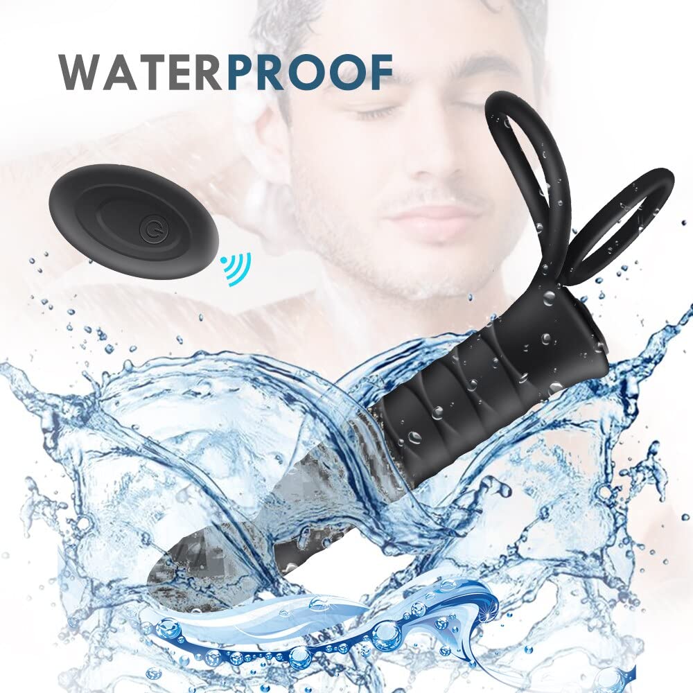 Double Penetration Strap-On Anal Vibrator for Couples - Rechargeable Anal Plug & G-Spot Stimulator - Adult Sex Toy for Couples Play & Solo Pleasure - Perfect for Role Play, BDSM & Intimate Bonding