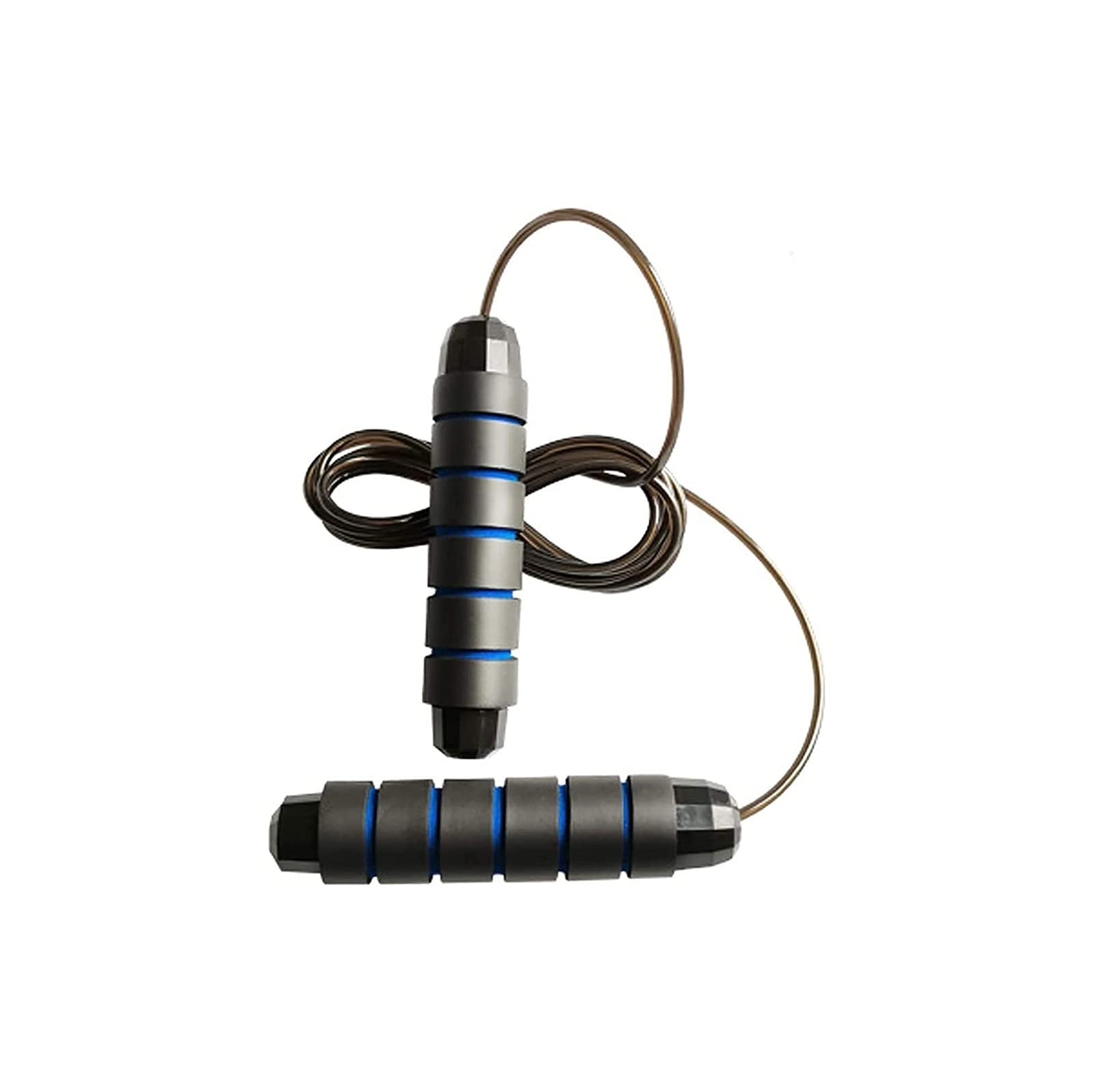 KSDCDF High-Speed Skipping Rope with Ball Bearings - Lightweight Jump Rope with Memory Foam Handles for Speed Training, Cardio Workouts & Fitness - Perfect for Gym, Home Exercise & CrossFit Training