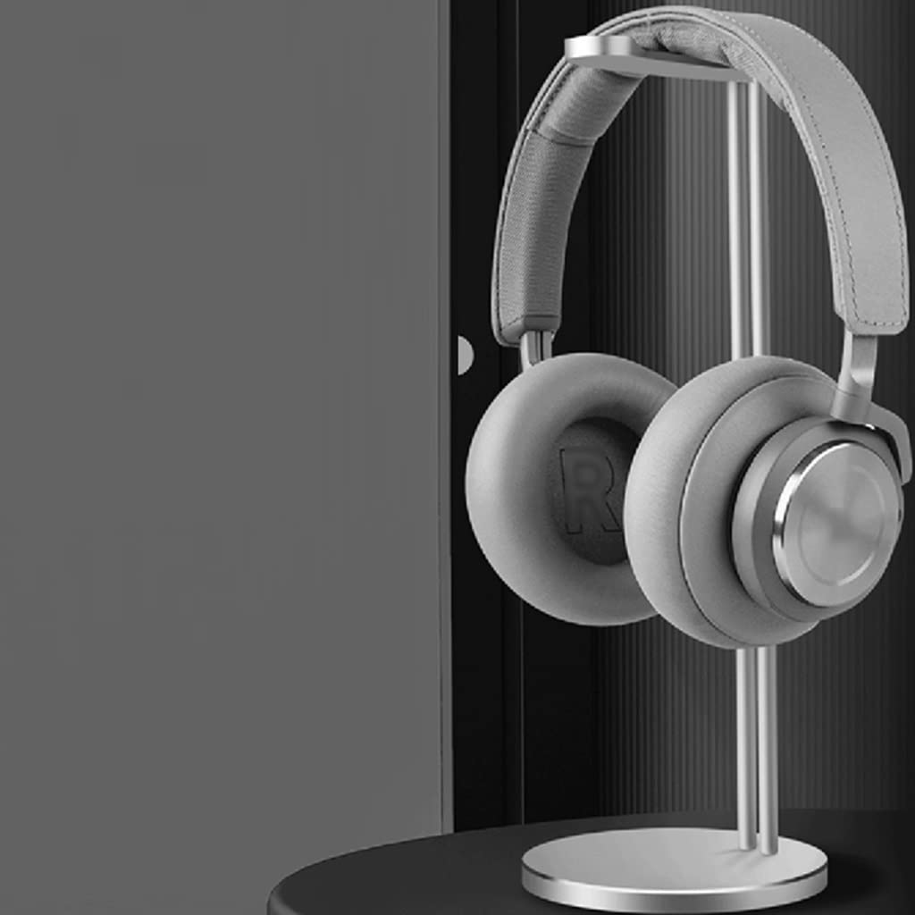 Premium Aluminum Alloy Headphone Stand - Gaming Headset Holder with Vertical Design, Desktop Earphone Display Stand & Storage Bracket (Pink, 27.6x10cm) - Perfect for Gaming Setups, Office Desks & Home Organization
