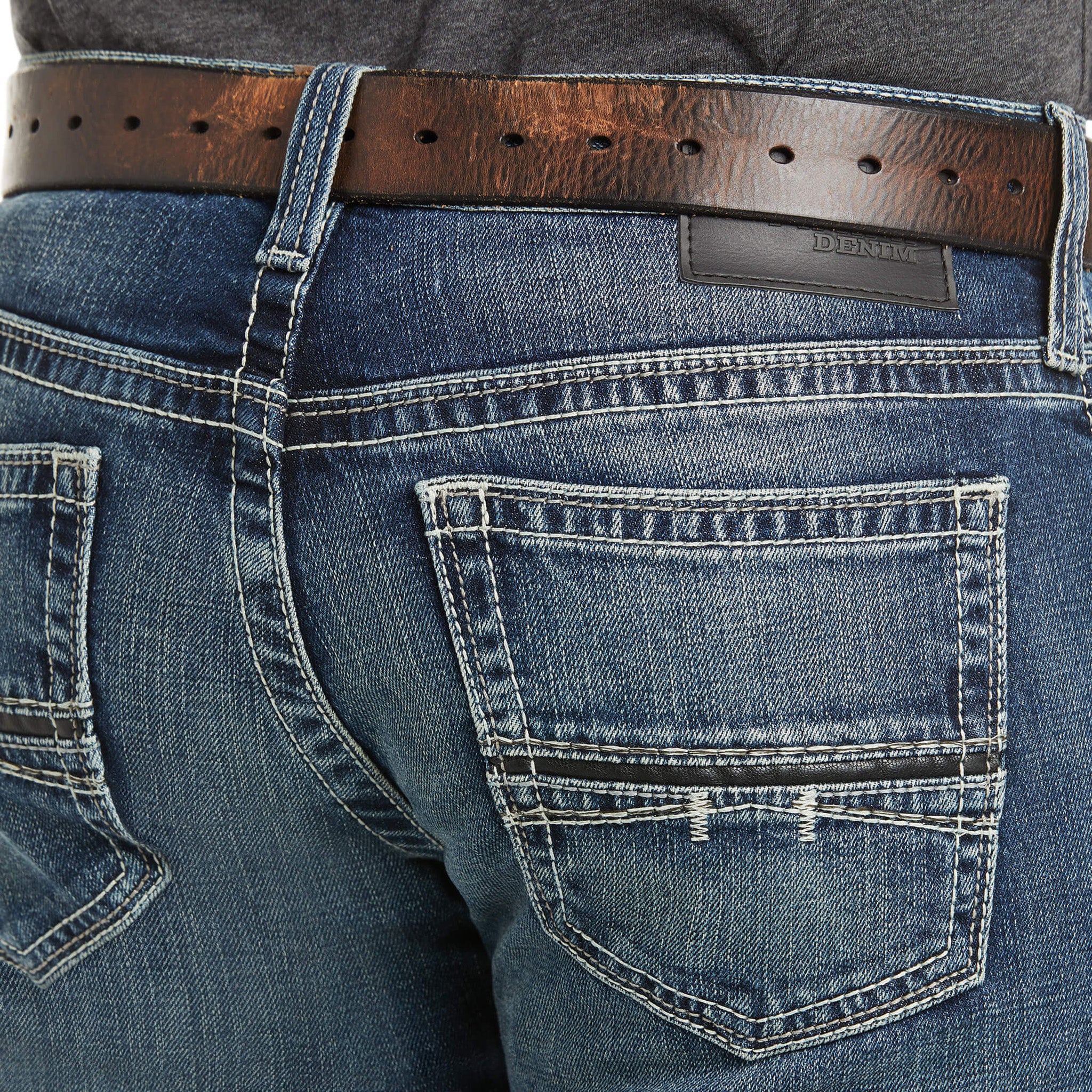 Ariat Men's M7 Rocker Coltrane Stackable Jeans - Comfortable Western Denim Pants for Cowboy, Riding & Casual Wear