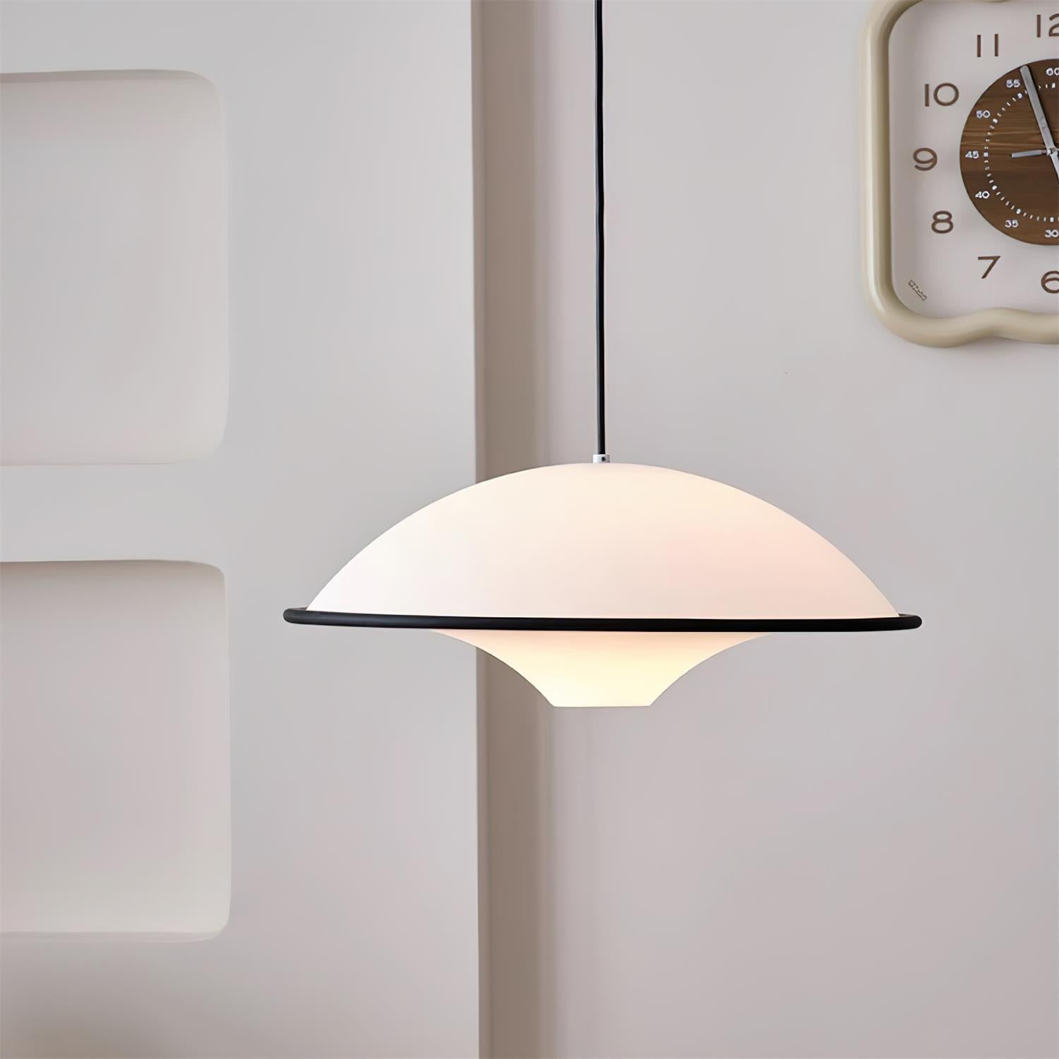 Modern Fontana Pendant Lamp - Elegant Glass Ceiling Light Fixture for Dining Room, Kitchen Island & Living Room Decor