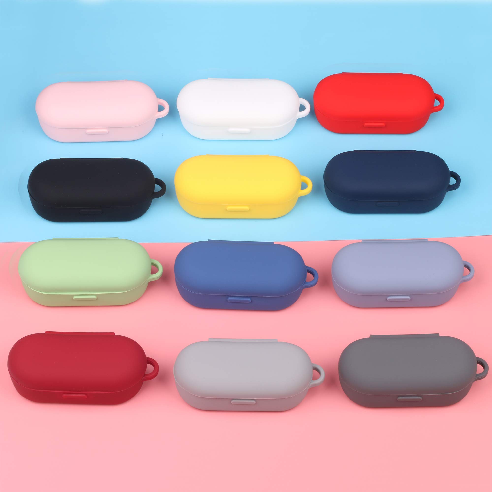 Premium Silicone Protective Case Cover for Bose Sport Earbuds - Shockproof & Anti-Scratch Headphone Accessory (Pink) | Perfect for Gym, Running, Travel & Daily Use