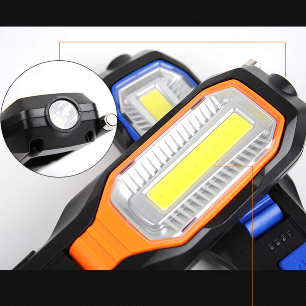 Rechargeable LED Magnetic Flashlight - Handheld Inspection Light for Car Repair, Work, and Emergency Use | Garneck Bright Torch with Long Battery Life