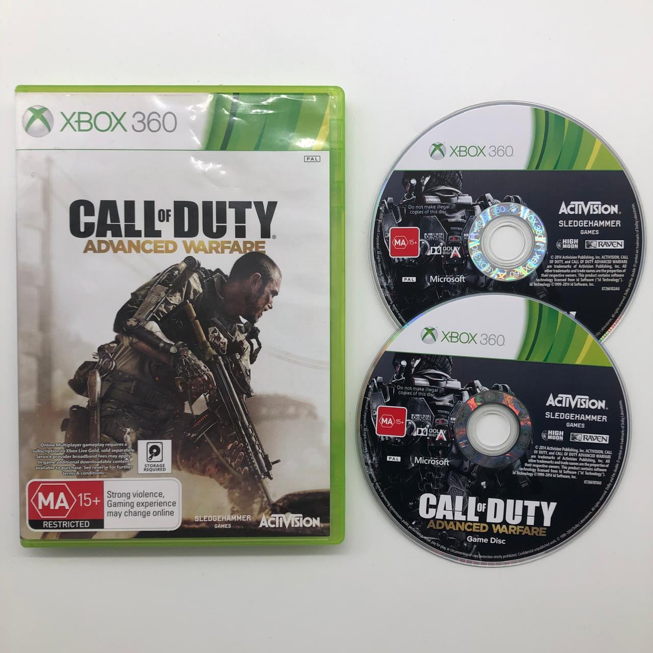 Call of Duty Advanced Warfare Xbox 360 Game - PAL Version | First-Person Shooter Video Game for Xbox 360 | Perfect for Gaming Enthusiasts & Action Lovers
