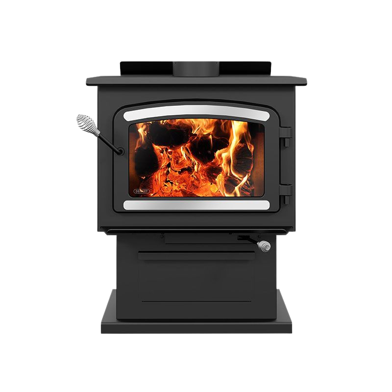 Drolet Heritage EPA Certified 2,100 Sq. Ft. Wood Burning Stove - Efficient Heating for Cabins, Homes & Outdoor Living Spaces