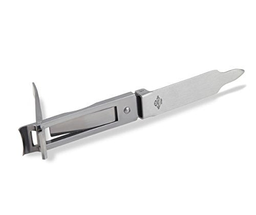 Premium F.Hammann Extra Flat Matte Nail Clipper - Ultra Thin Design for Easy Trimming | Perfect for Travel, Manicure Kits & On-the-Go Nail Care