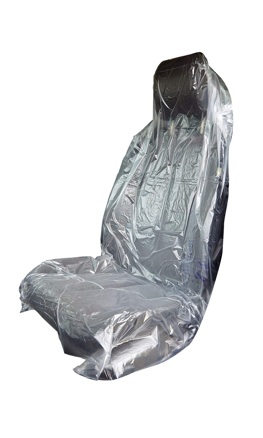 SSWBasics Disposable Car Seat Covers - 500 Clear Plastic Seat Protectors for Cars, Trucks, Vans & Buses | Waterproof & Durable Automotive Seat Covers for Dealerships, Mechanics & DIY Car Detailing | Perfect for Auto Shops, Car Washes & Vehicle Maintenance