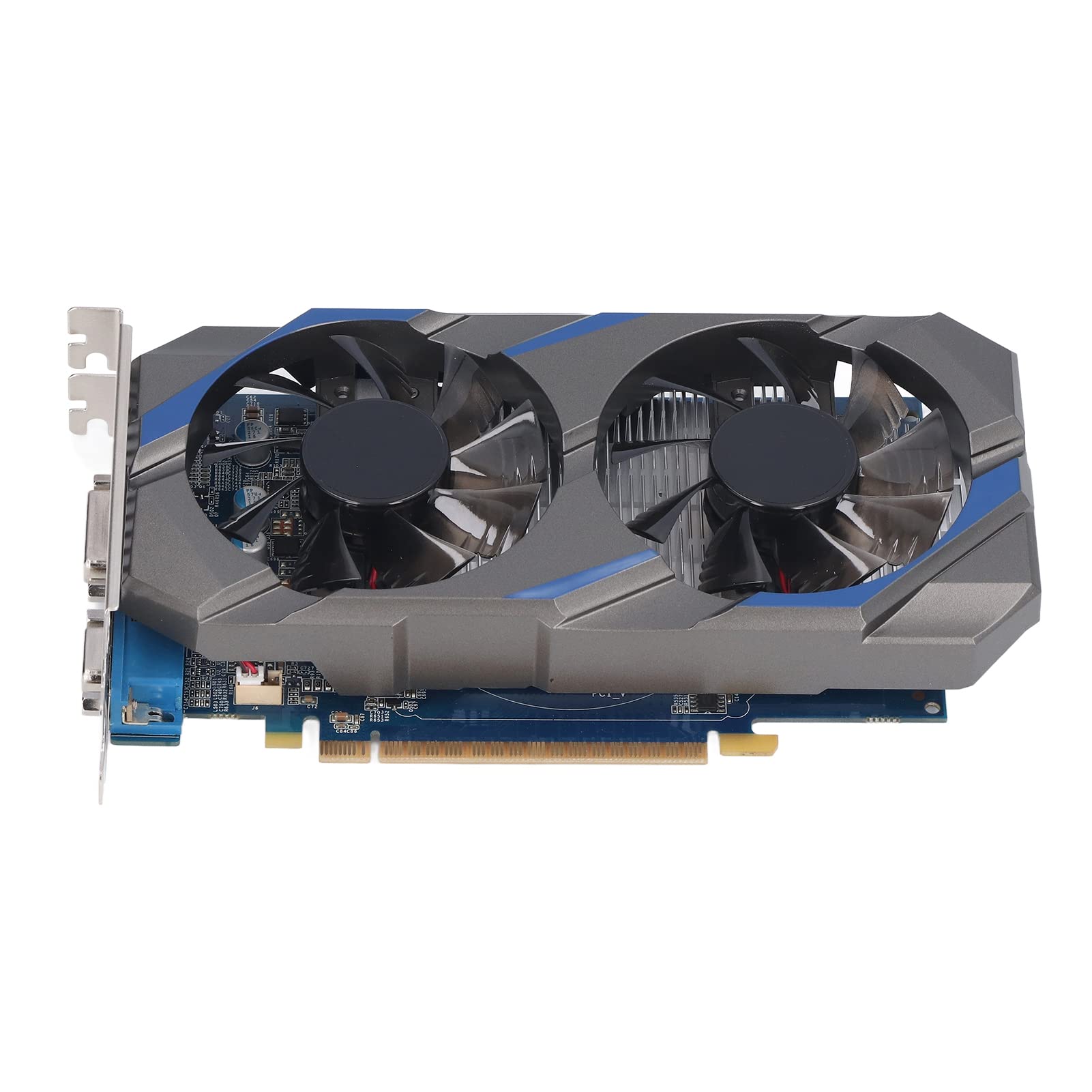 ASHATA GeForce GTX 750 Ti 2GB GDDR5 128Bit PCIe 3.0 Gaming Graphics Card with Dual Cooling Fans - DVI/VGA/HDMI Output, Low Noise PC Video Card for Gaming, Streaming & Home Theater PCs