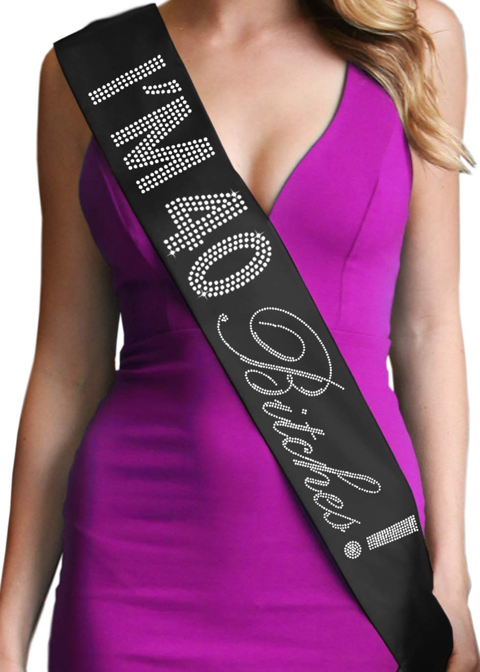 40th Birthday Satin Sash - Elegant 'It's My 40th Birthday' Premium Sash for Women - Perfect for Birthday Parties, Milestone Celebrations & Photo Props