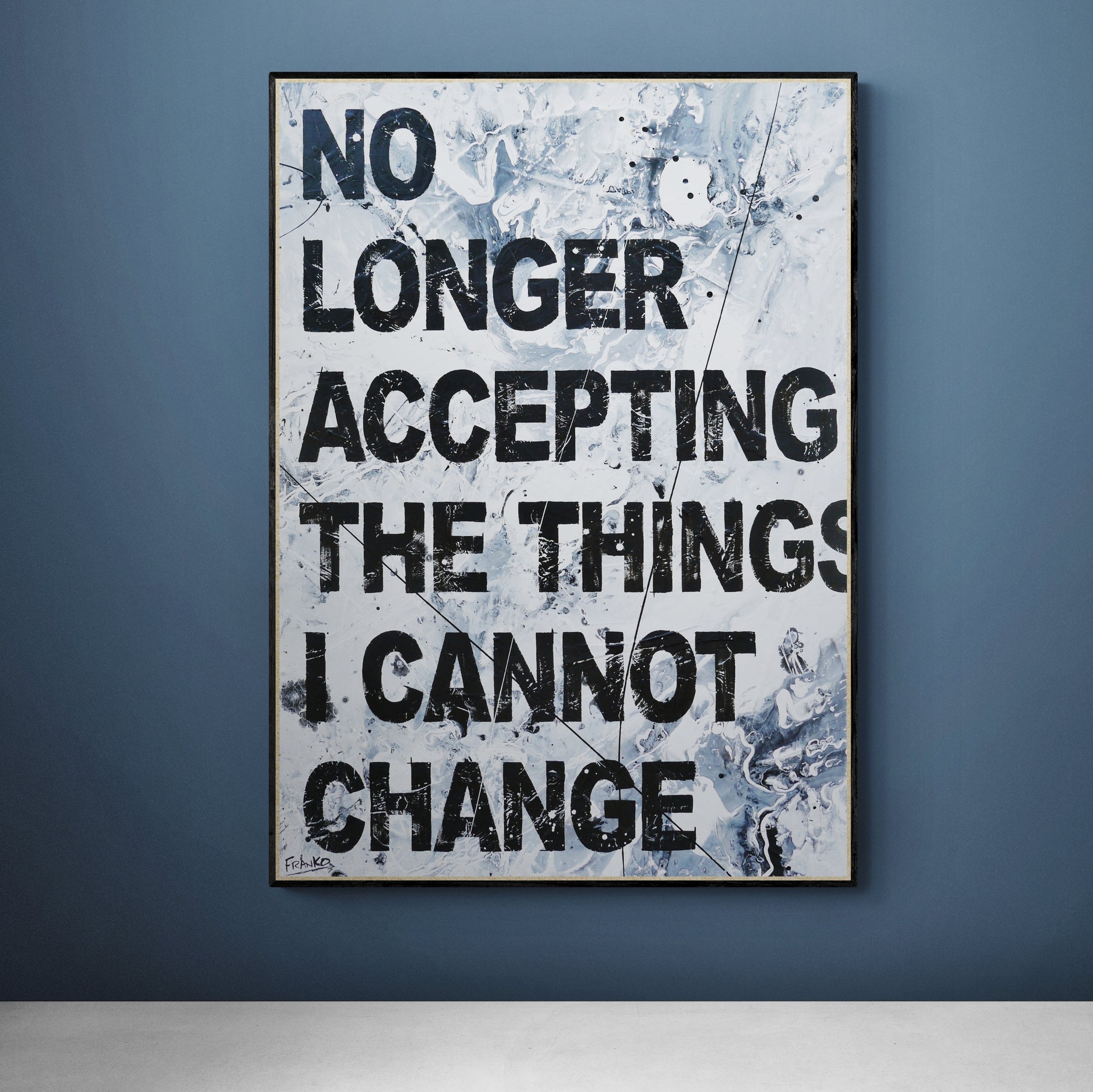 100cm x 140cm Textured Urban Pop Art Canvas Painting - Modern Wall Decor for Living Room, Bedroom & Office