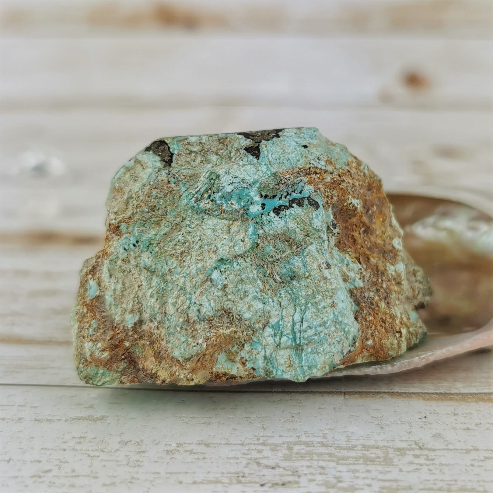 Natural B.C. Turquoise Specimens - Genuine British Columbia Turquoise Stones for Jewelry Making, Mineral Collection & Home Decor