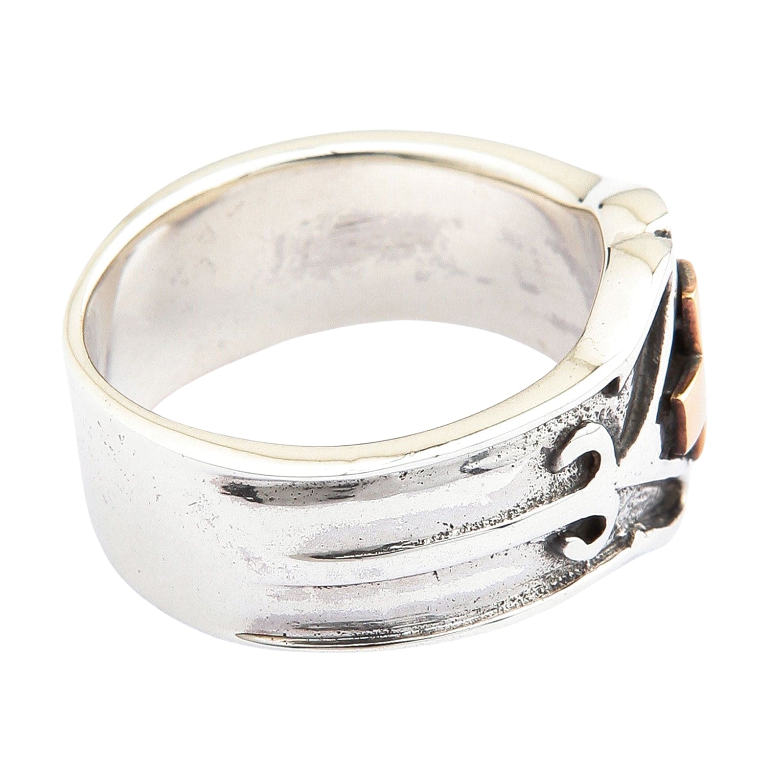 Gold Celtic Cross Sterling Silver Ring for Women - Elegant Irish Jewelry Gift for Christmas, Birthday & Anniversary - Perfect for Daily Wear & Special Occasions