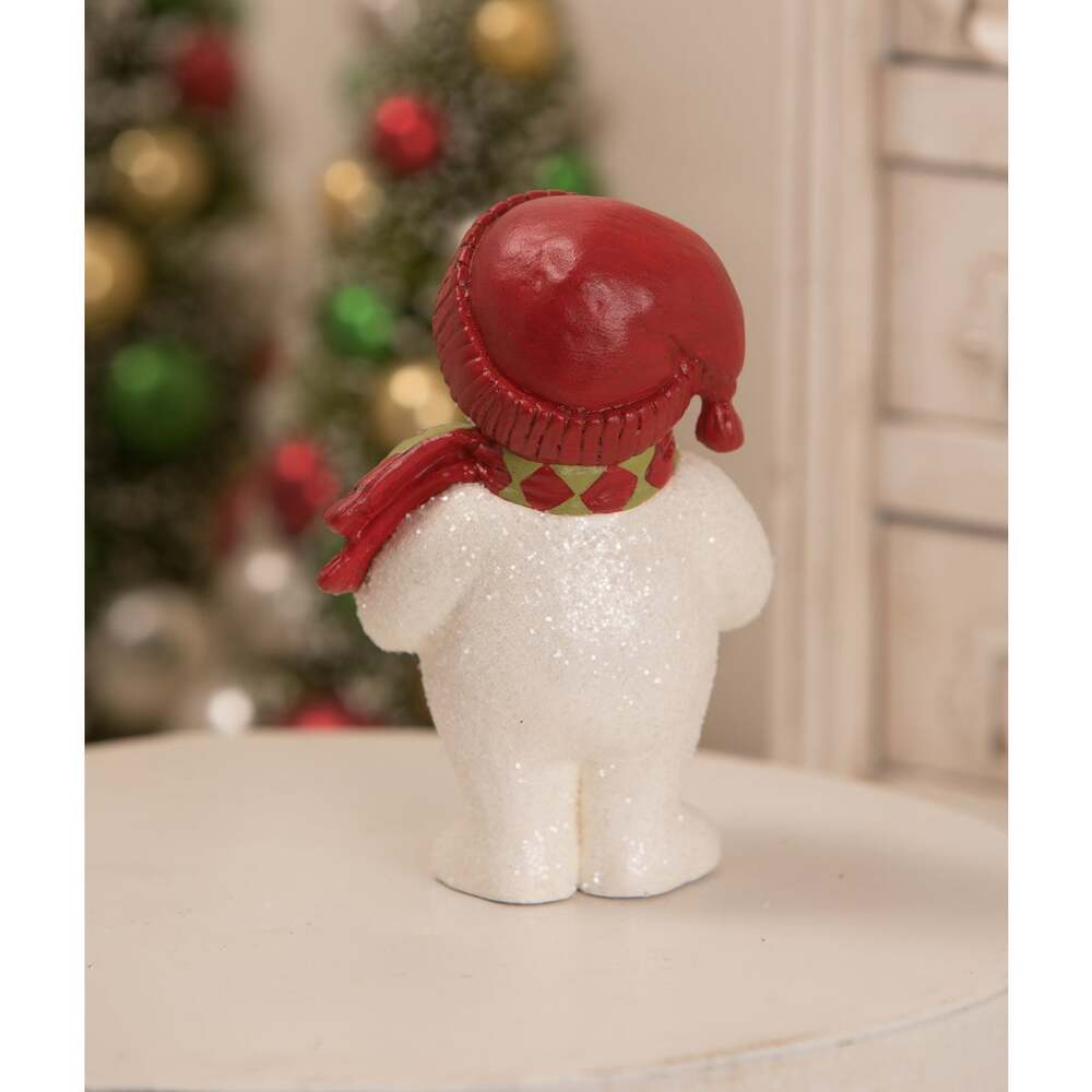 Bethany Lowe Designs Christmas Caroling Snowman - Festive Holiday Decor for Home, Office & Christmas Tree Ornaments