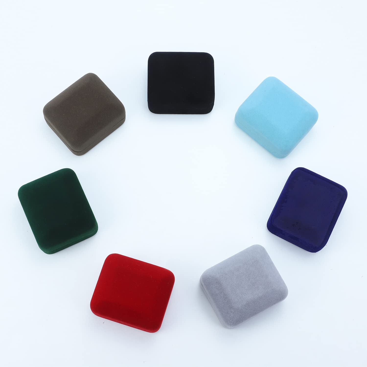 GBYAN Velvet Ring Box with LED Light - Jewelry Display Gift Box for Proposal, Engagement, Wedding - Perfect for Romantic Surprises & Wedding Proposals